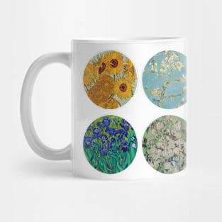 van gogh flower set Mug